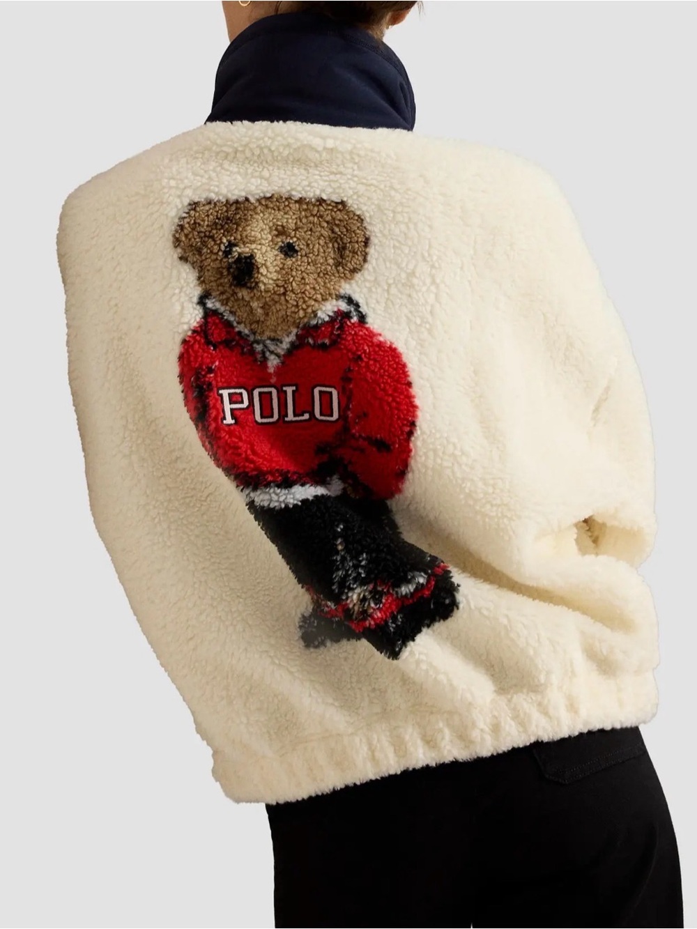 Polo Bear Ralph Lauren High-Pile Fleece Funnelneck